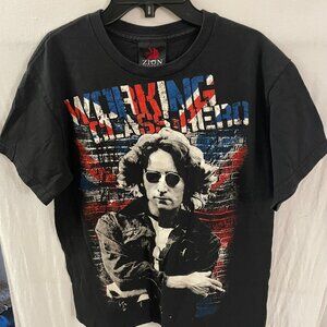 John Lennon Men's Classic Working Class Short Sleeve T-Shirt Black Size M